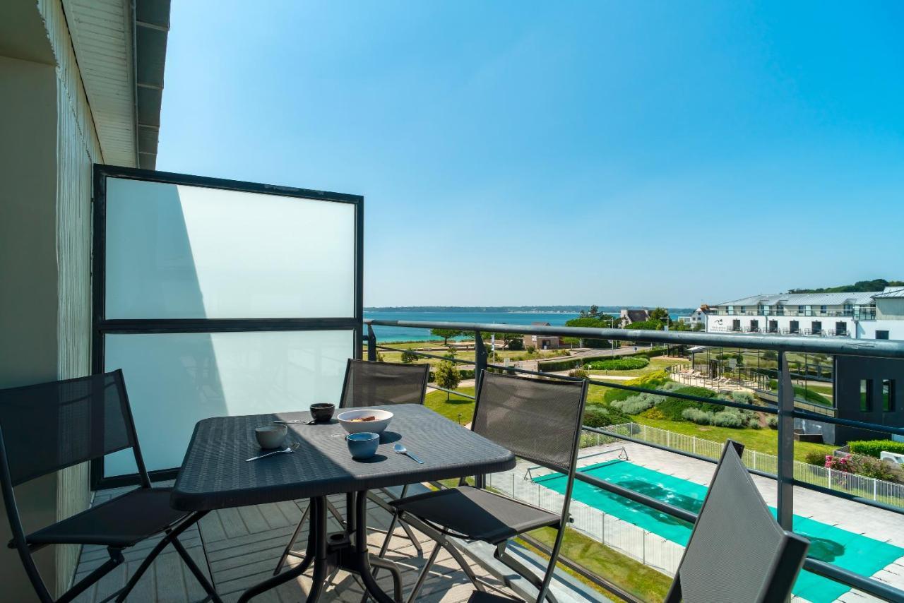 Les Thermes 530 - Vue Mer A 100M De La Plage 콩카르노 외부 사진